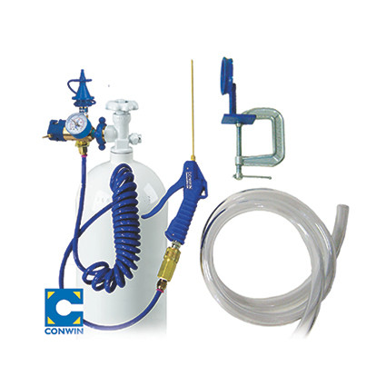 Insider balloon stuffing tool kit with extension hose.