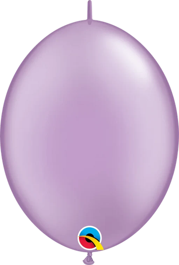 Pastel Pearl Lavender 6 inch Quick Link latex balloon with a soft pearlescent finish.