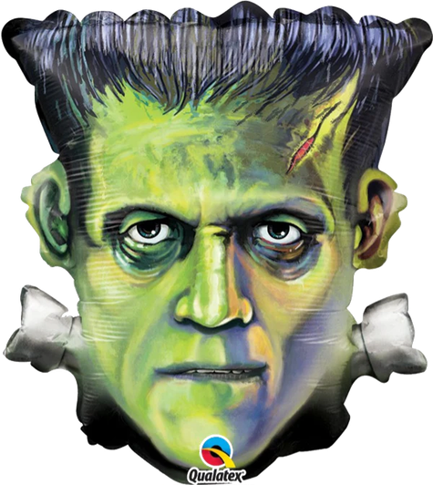 25 inch foil balloon featuring a Frankenstein character design.