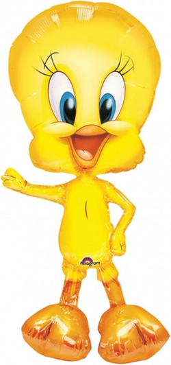 37 inch foil balloon featuring Tweety Bird in a standing pose.