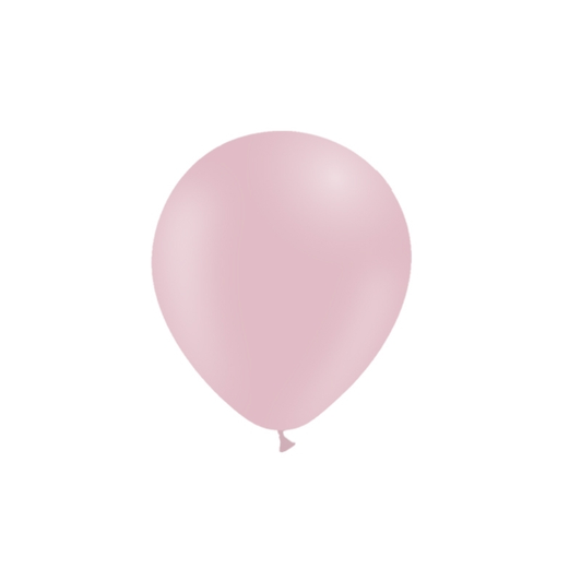 5 inch Matte round latex balloons in Baby Pink.