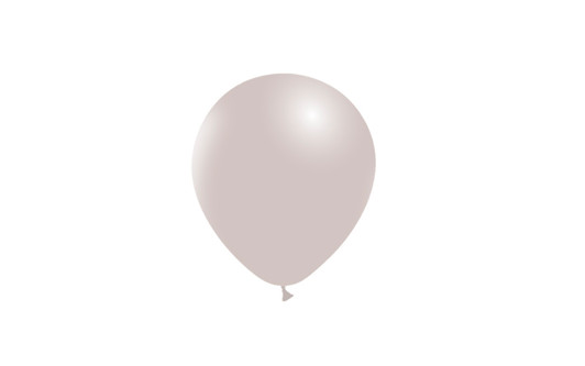 5 inch round latex balloons in Vintage Dune.
