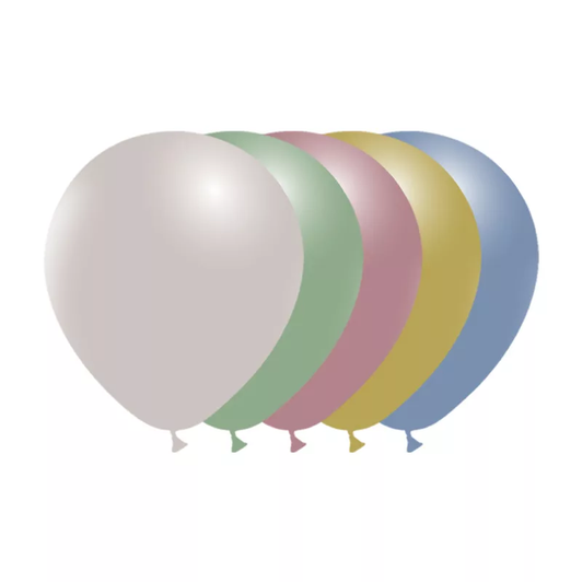 12 inch Vintage latex balloons in assorted colours.