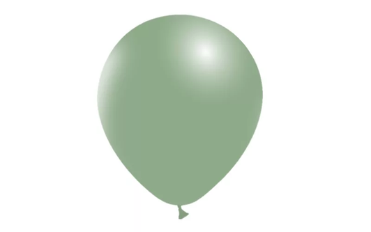 12 inch round latex balloons in Vintage Green.