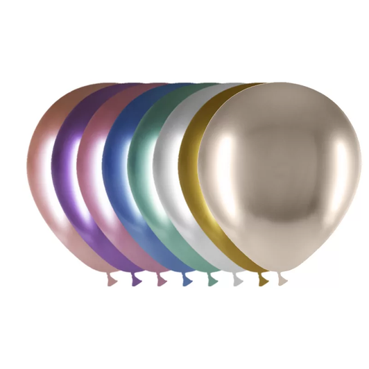 12 inch Brilliant latex balloons in assorted colours.