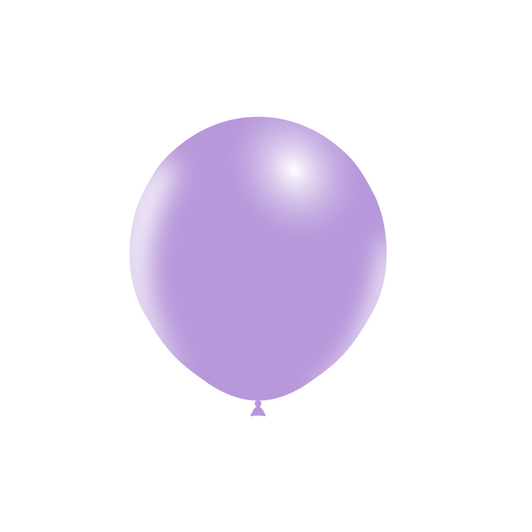 18 inch round latex balloons in Standard Lavender.
