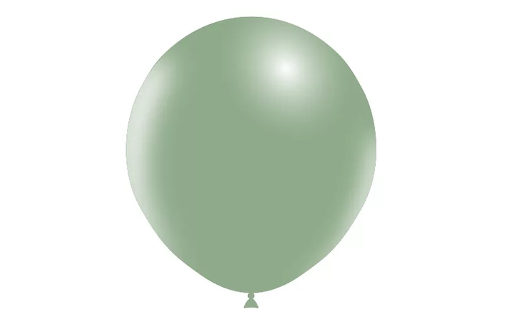Round Latex Balloon Vintage Green 18 inch - 10 pack