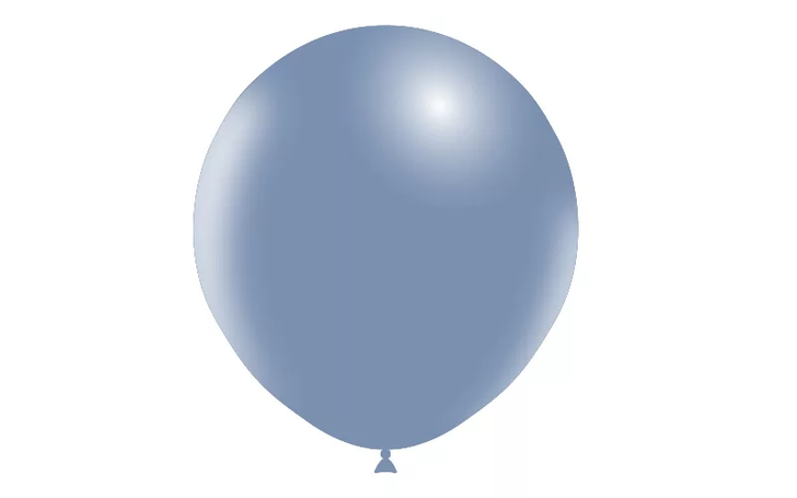 Round Latex Balloon Vintage Blue 18 inch - 10 pack