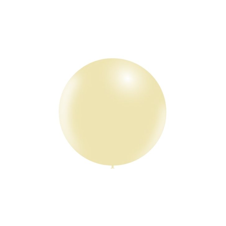 Round Latex Balloon Standard Ivory 23 inch - 1 pack