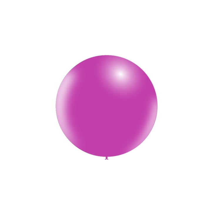 Round Latex Balloon Standard Fuchsia 23 inch - 1 pack