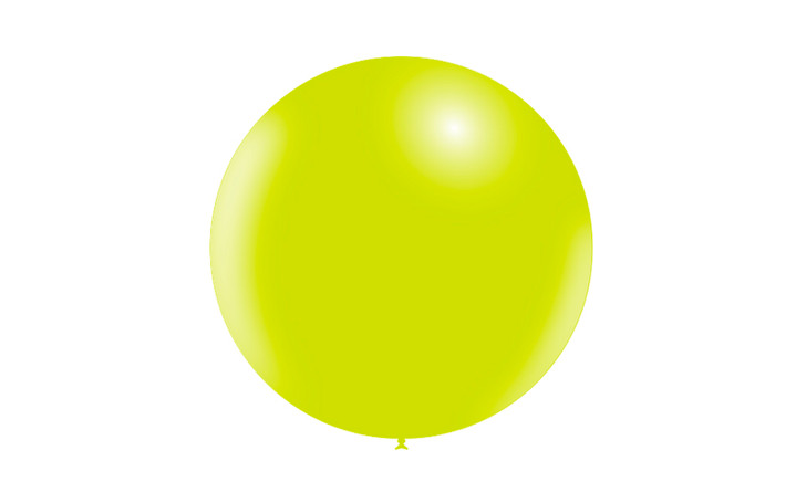 Round Latex Balloon Standard Lime Green 23 inch - 10 pack