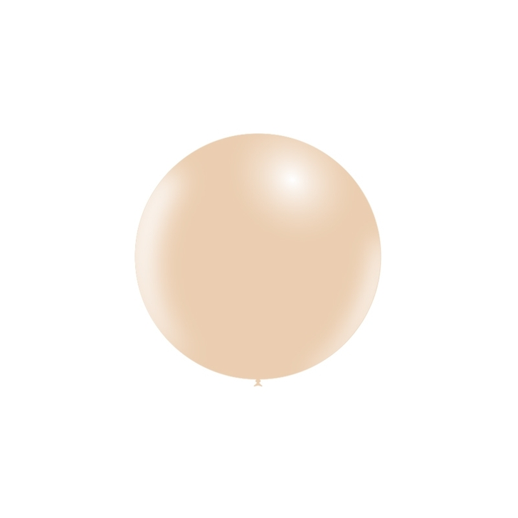 Round Latex Balloon Standard Nude 23 inch - 1 pack