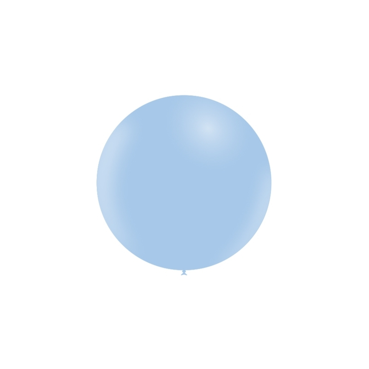 Round Latex Balloon Matte Blue 23 inch - 1 pack