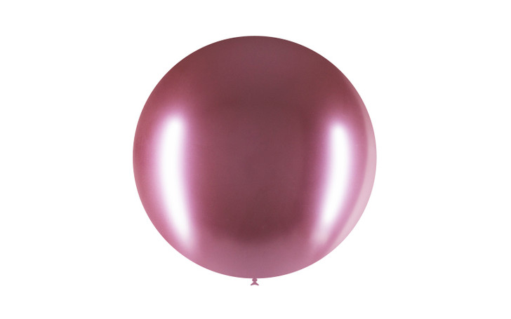 Round Latex Balloons Brilliant Mauve 23 inch – 5 pack
