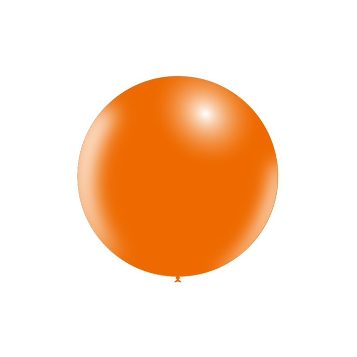 Round Latex Balloon Standard Orange 36 inch - 10 pack
