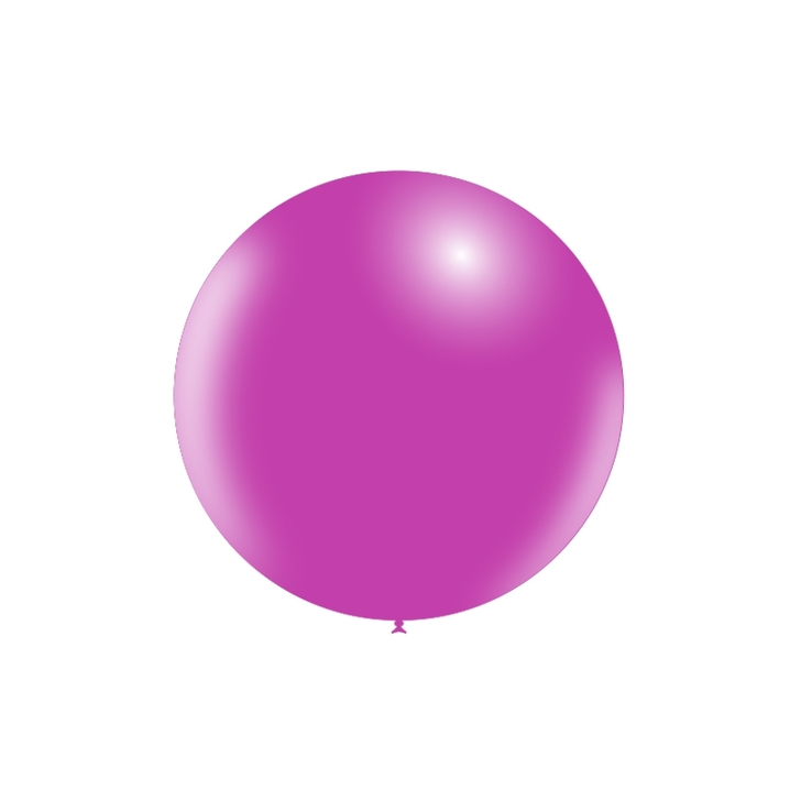 Round Latex Balloon Standard Fuchsia 36 inch - 10 pack