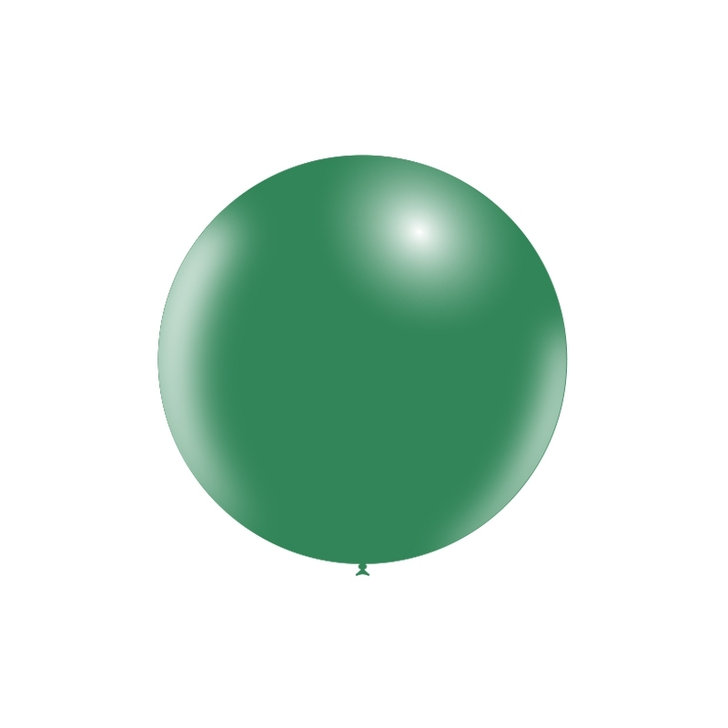 Round Latex Balloon Standard Forest Green 36 inch - 1 pack