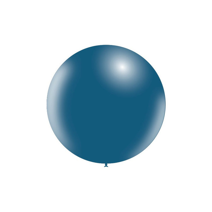 Round Latex Balloon Standard Ocean Blue 36 inch - 10 pack