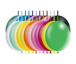 Decolink Latex Balloon Standard Assorted 6 inch - 100 pack