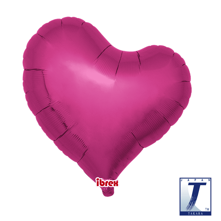 Foil Balloon Sweet Heart Metallic Magenta 18 inch - 1 pack