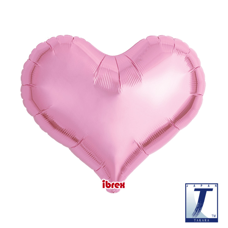 Foil Balloon Jelly Heart Metallic Pink - 1 pack
