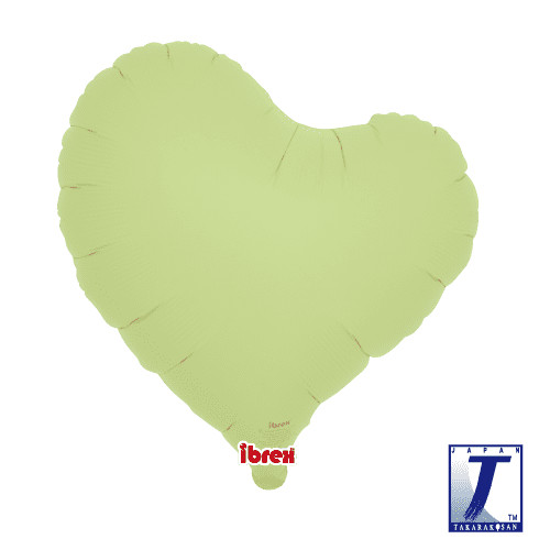 Foil Balloon Sweet Heart Pastel Green 14 inch - 1 pack