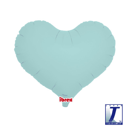 Foil Balloon Jelly Heart Pastel Blue 14 inch - 1 pack