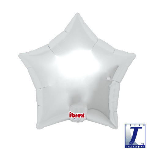 Foil Balloon Star Metallic Silver - 5 pack