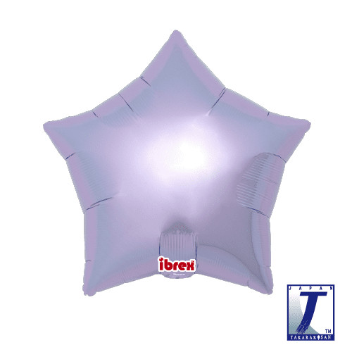 Foil Balloon Star Pastel Lavender Air-Filled 15 inch - 5 pack