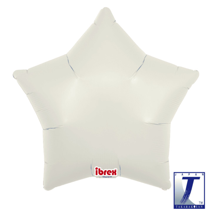 Foil Balloon Star Cloud Gray Air-Filled 15 inch - 5 pack