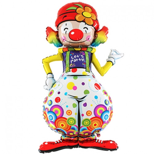 Foil Balloon Maxiloon Party Clown 59 inch - 1 pack