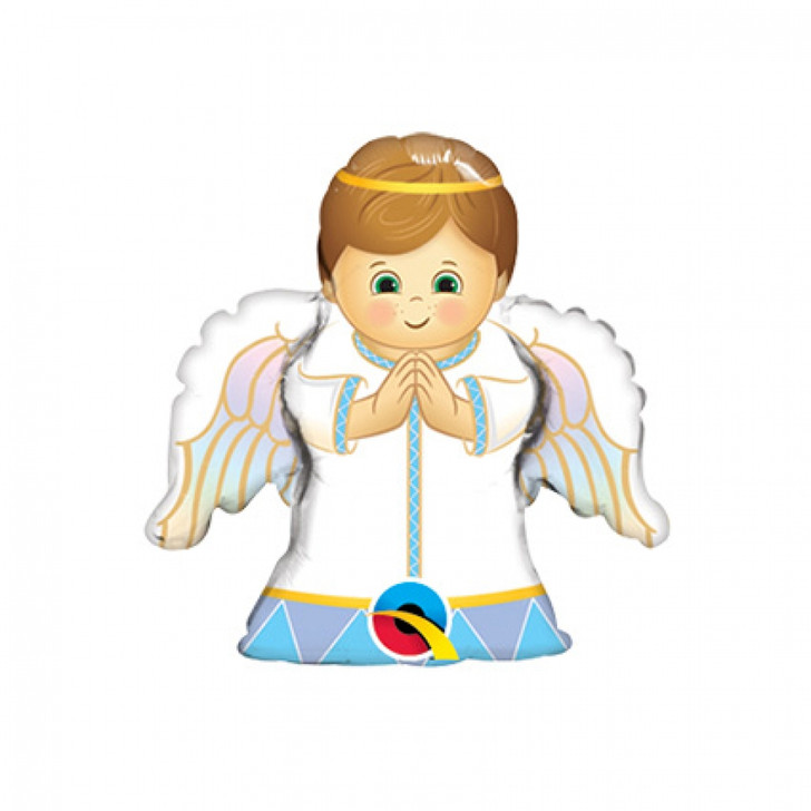 Foil Balloon MiniFoil Angel Boy 14 inch - 1 pack