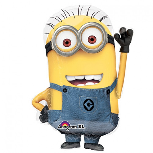 Foil Balloon Shape Minion 25 inch - 1 pack