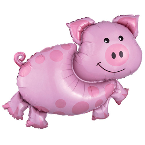 Foil Balloon Shape Pig 35 inch - 1 pack