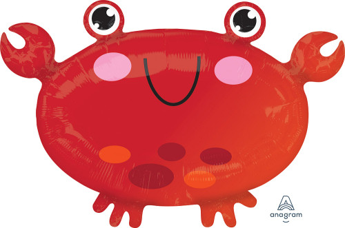 Foil Balloon Shape Red Crab 22 inch - 1 pack