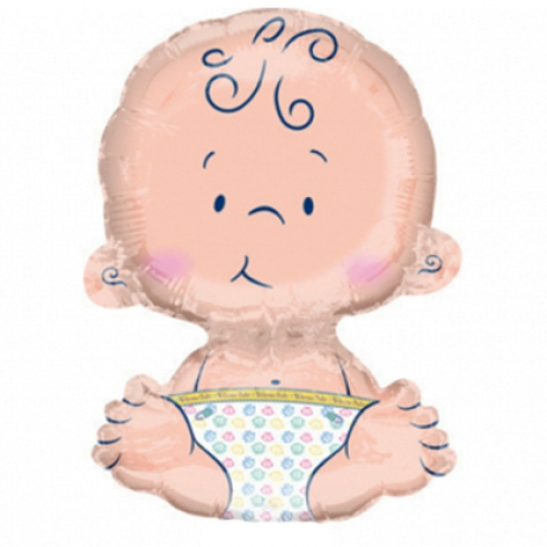 Foil Balloon MiniFoil Welcome Baby 14 inch - 1 pack
