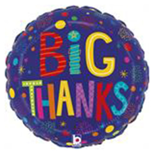 Foil Balloon MiniFoil Big Thanks 9 inch - 1 pack