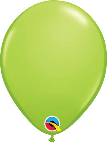 Round Latex Balloon Fashion Lime Green 5 inch - 100 pack