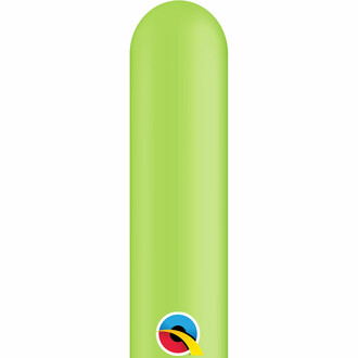 Modelling Latex Balloon 160Q Fashion Lime Green - 100 pack