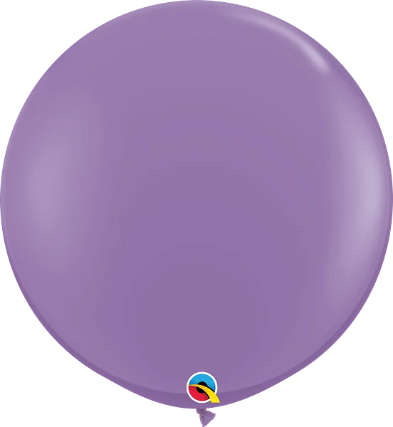 Round Latex Balloon Fashion Spring Lilac 36 inch - 2 pack