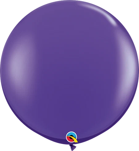 Round Latex Balloon Fashion Purple Violet 36 inch - 2 pack