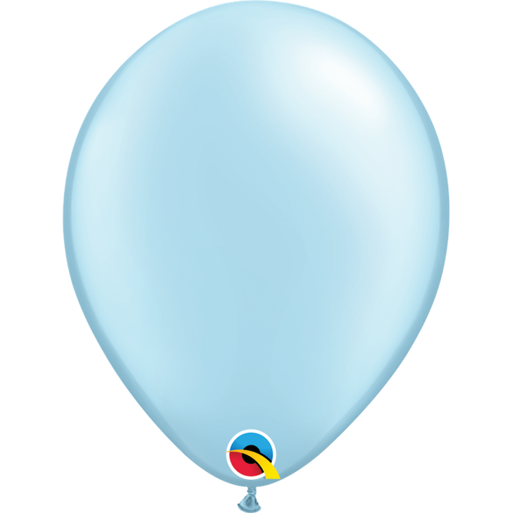 Round Latex Balloon Pastel Pearl Light Blue 5 inch - 100 pack
