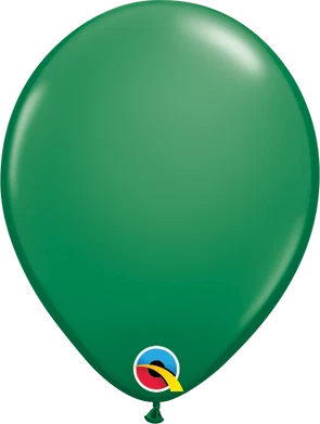 Round Latex Balloon Standard Green 16 inch - 50 pack