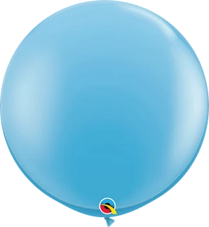 Round Latex Balloon Standard Pale Blue 36 inch - 2 pack