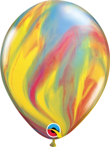Round Latex Balloon SuperAgate Traditional 11 inch - 25 pack