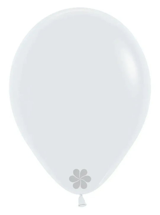 Round Latex Balloon Fashion White 5 inch – 50 pack
