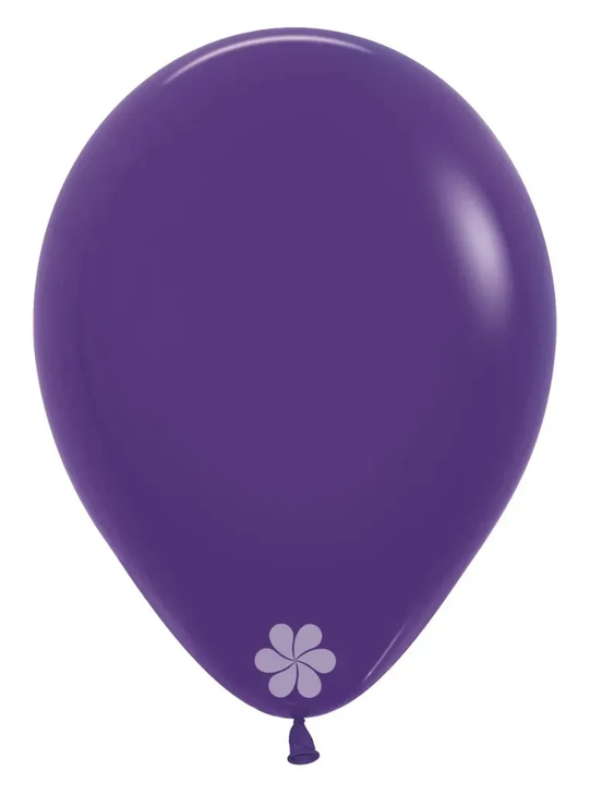 Round Latex Balloon Fashion Violet 5 inch - 50 pack