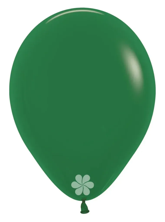 Round Latex Balloon Fashion Forest Green 12 inch – 50 pack