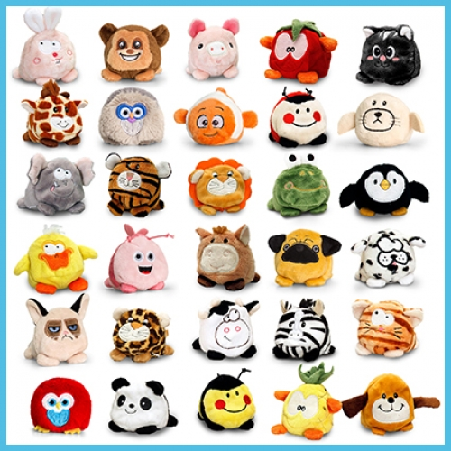 Assorted Animal Plush Toys 10 cm – 30 pack