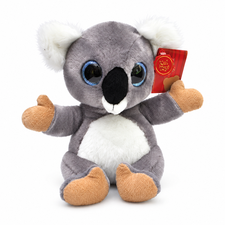 Sparkle Koala Plush Toy 25 cm – 4 pack